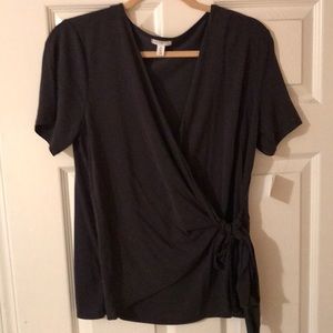 Dark grey/black BP wrap shirt